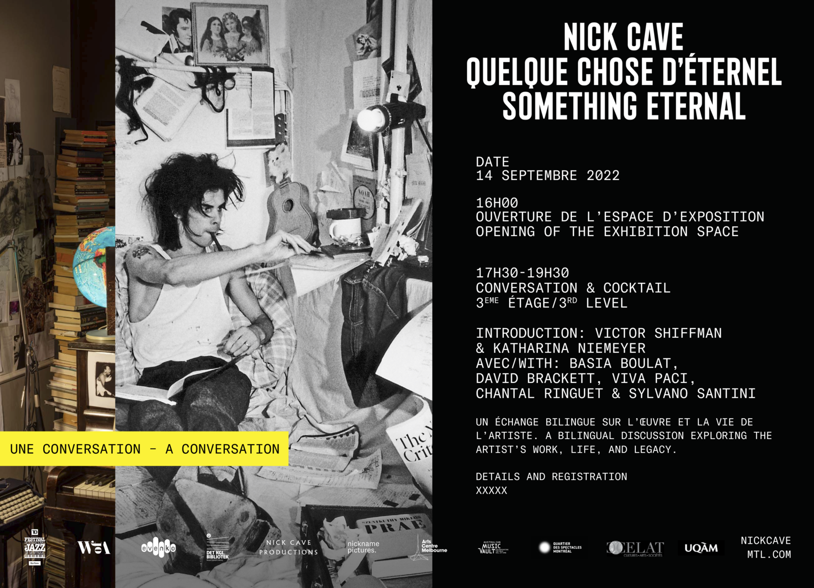 Nick Cave. Quelque chose d'éternel. Something Eternal